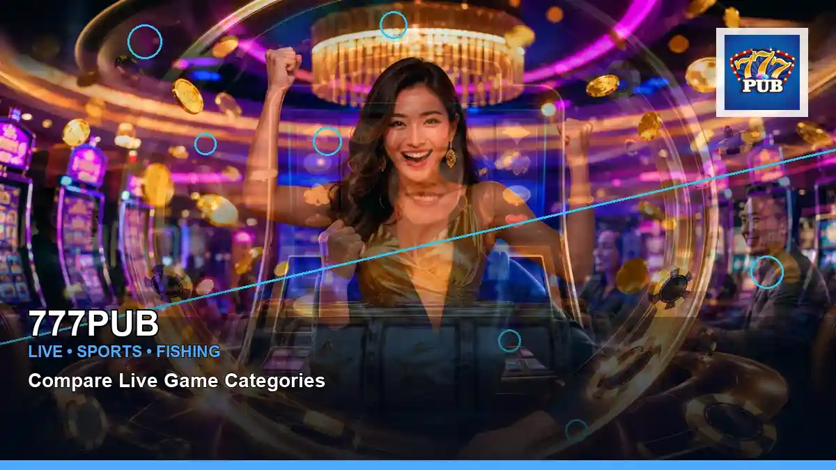 777PUB centered duo online slot games highlighting mobile-friendly casino play
