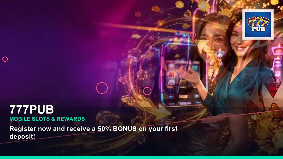 777PUB fruit reels online slot games featuring an adult Filipina casino host with a wide-action composition